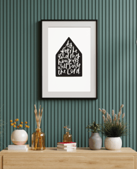 Image 4 of As For Me And My House Print