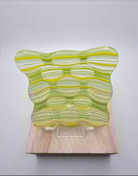 Image 3 of 4" Fused Glass Optics Dish