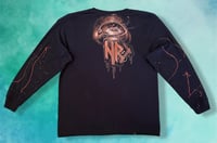 Image 2 of “SIREN” BLEACH PAINTED LONG SLEEVE T-SHIRT LARGE