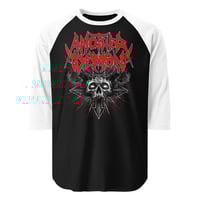 Image 3 of Reduced to Ash 3/4 sleeve raglan shirt