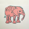 Baby Elephant Print