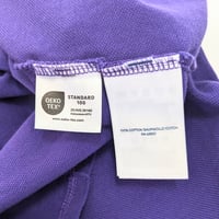 Image 5 of Girls Lands' End School Uniform Deep Purple Polo Dress 2