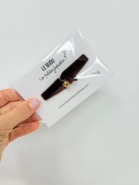 Image 3 of Le Bracelet Femme ruban velours élastique breloque losange