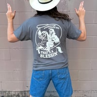 Image 1 of That’s a Blessin’ T-Shirt (Charcoal)