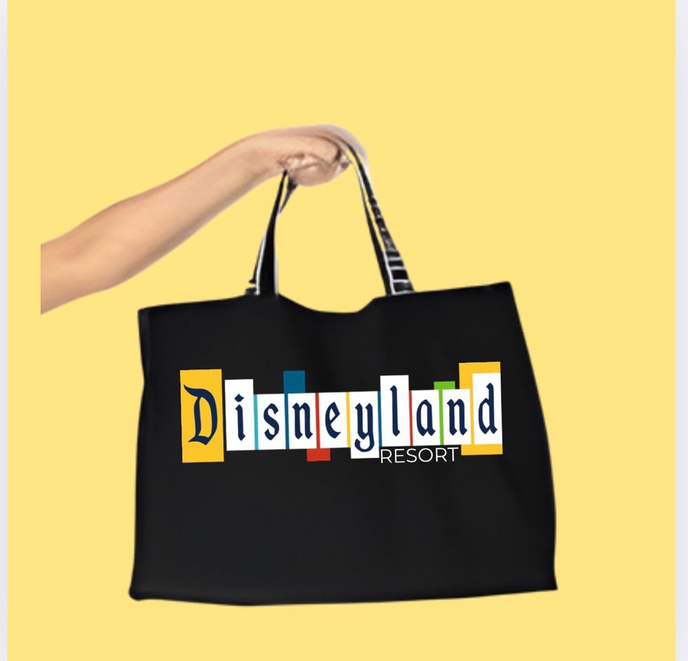 Image of Disneyland Marquee Canvas Tote Bag
