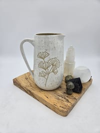 Image 2 of White Ginko Jug