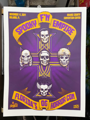 SPOOKY EMPIRE EVENT POSTER ORLANDO 11/2024 