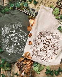 Image 1 of “Live Gently” T -Shirts