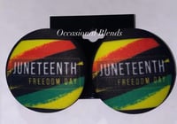 Image 1 of X-Large Juneteenth Earrings 