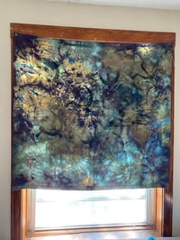 A NEW WORLD STRUGGLES TO BE BORN (Ice-dye Tapesty)