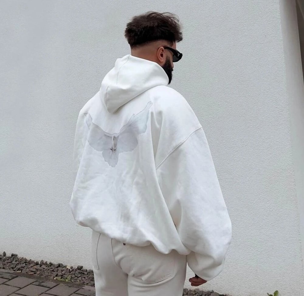 Oversized Dove Hoodie