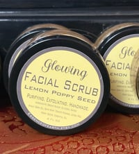 Image 3 of Glowing Facial Scrub Lemon Poppyseed Facial Polish – Hydrating Glow Scrub