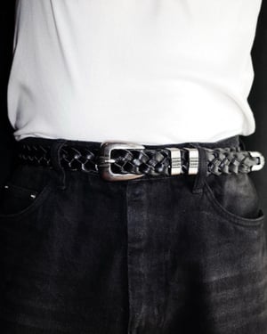 Image of KLDSCOPE - Johnny Leather Belt (Woven)