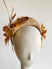 Image 1 of Natural straw bandeau #2
