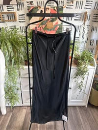 Image 1 of NWT ASOS  black slip skirt 