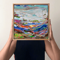 Image 1 of ‘Coastal no.72' - 30x30cm, FRAMED
