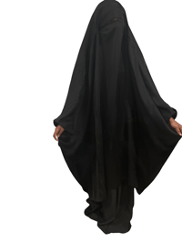 Image 1 of Sahabiyyat 2pc Black Set