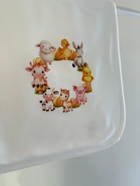 Image 1 of Farmyard Wreath Blanket