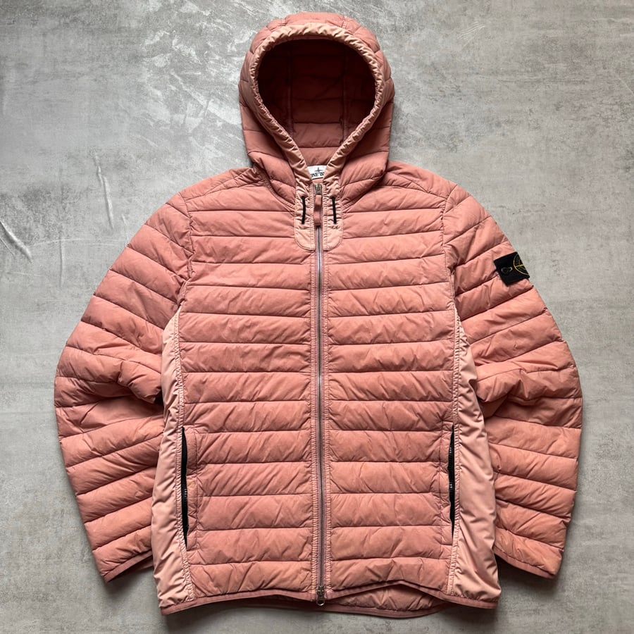 Image of SS 2021 Stone Island Loom Woven Down Jacket, size medium
