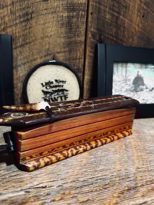 Image of Wenge/Mahogany with Snakewood inlay