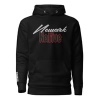 Image 1 of Newark Native Tri Color Embroidered Unisex Hoodie