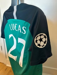 Image 4 of Tottenham Hotspur “LUCAS 27” 2018/19 Third Shirt + patches (L)
