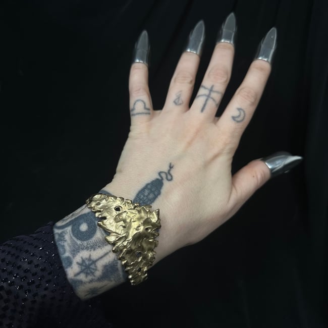 Goblin Armored Cuff - Made to order 