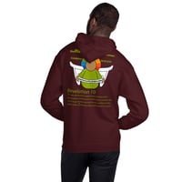 Image 12 of theRainbowAngel Revelation 1-2 Back Unisex Hoodie Not Zip-up!