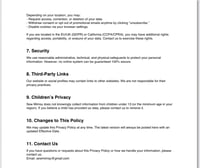 Image 3 of Privacy Policy 