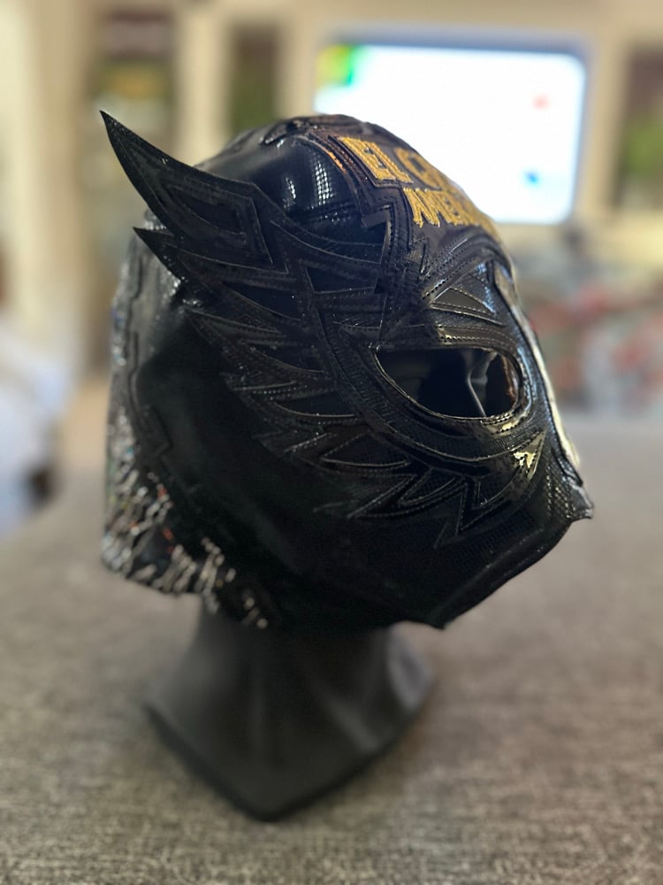 Image of El Grande Americano Luchador Black - PRO Mask
