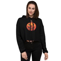 Image 3 of Crop Hoodie - Classic Jack O Lantern
