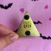 Image 5 of 2.25 Inch Matrix Icon 2nd Ed. - Gold Plated Finish Pin