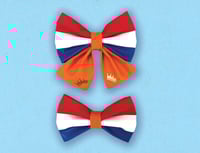 Image 1 of Netherlands Flag Kings Day Bow Tie / Sailor Bow