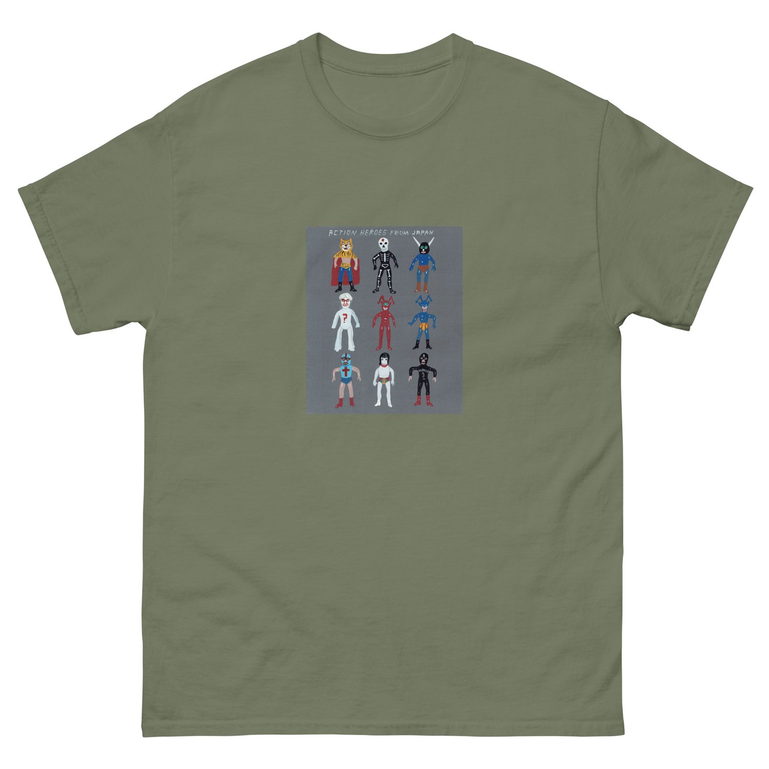 Image of ACTION HEROES FROM JAPAN T-SHIRT