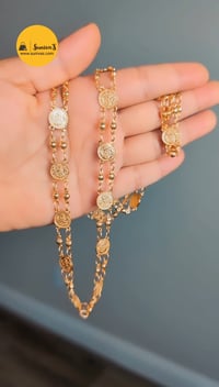 Image 4 of Laxmini- Goddess Laxmi Long Coin/Paisa Mala/Necklace