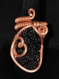 Adjustable Moldavite Ring #2, Czech Republic