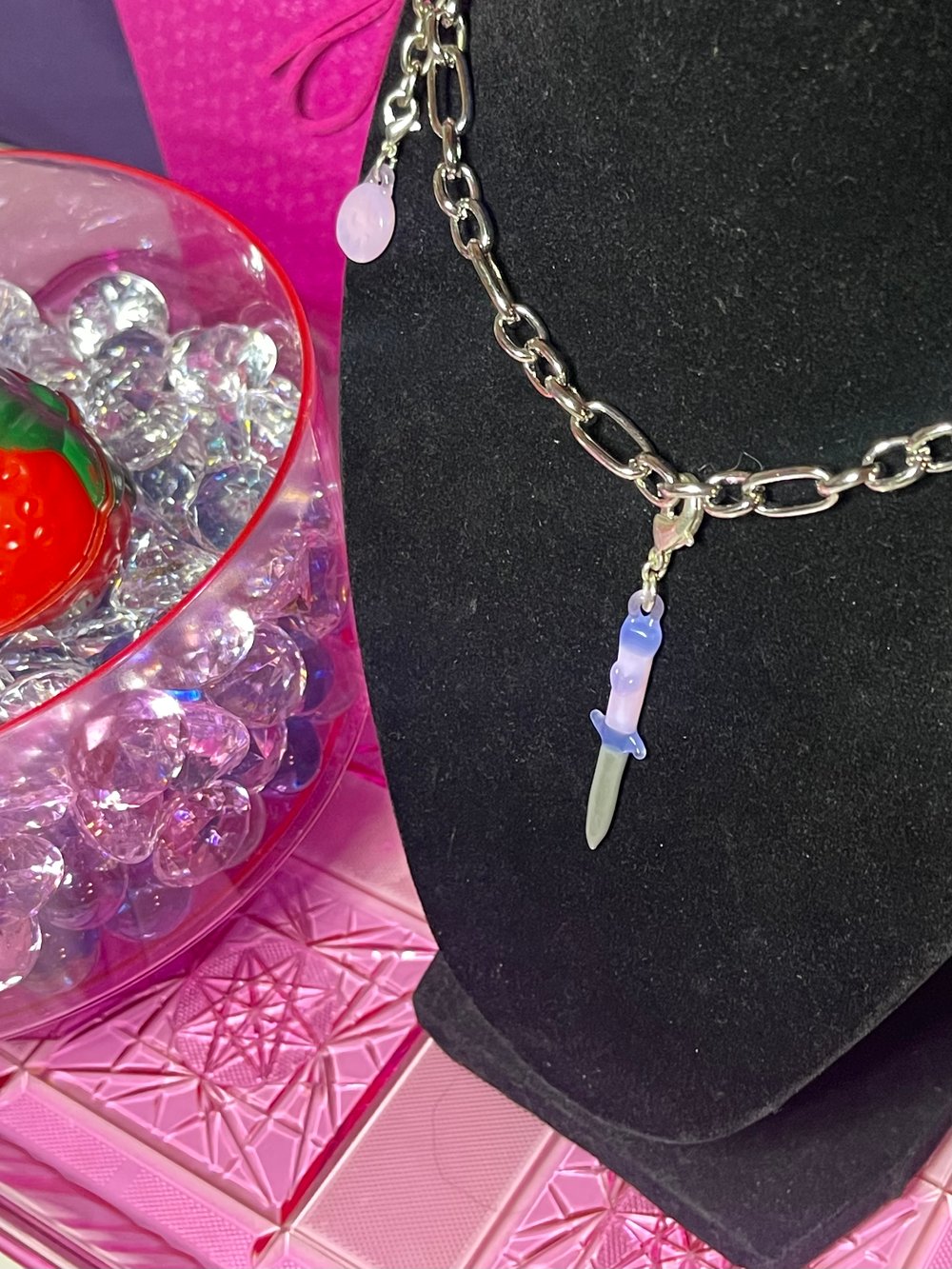 Image of Stiletto Charm Choker