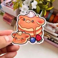 Image 2 of Diecut Sticker - Pancake Cow
