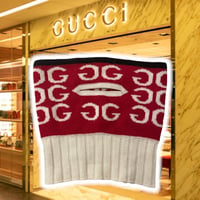 Image 2 of GuCCi Jacquard GG Logo neck warmer🧣