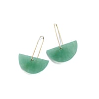 Image 1 of Aventurine Earrings No. 2