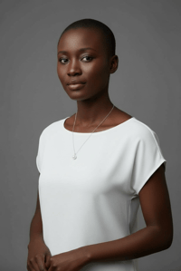 Image 2 of Sand Cast Sterling Silver Pebble Necklace