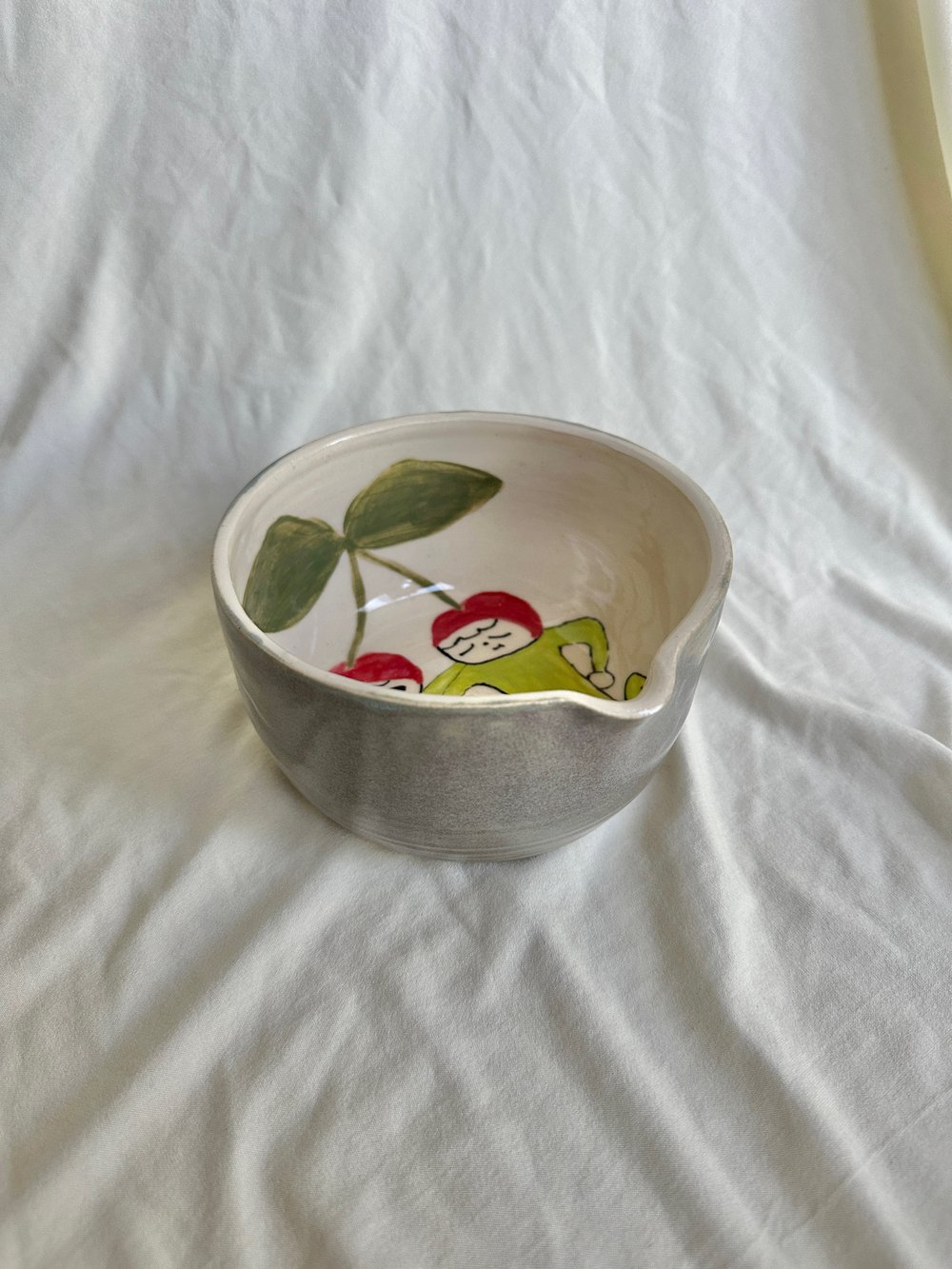 Image of Cherry Buddies Matcha Bowl