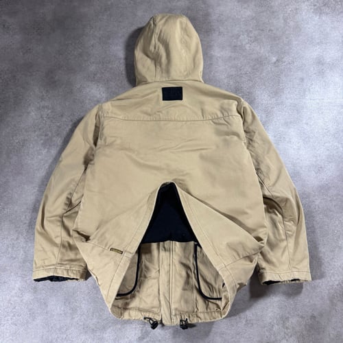 Image of Armani Jeans Multipocket Hooded Jacket, Size Large