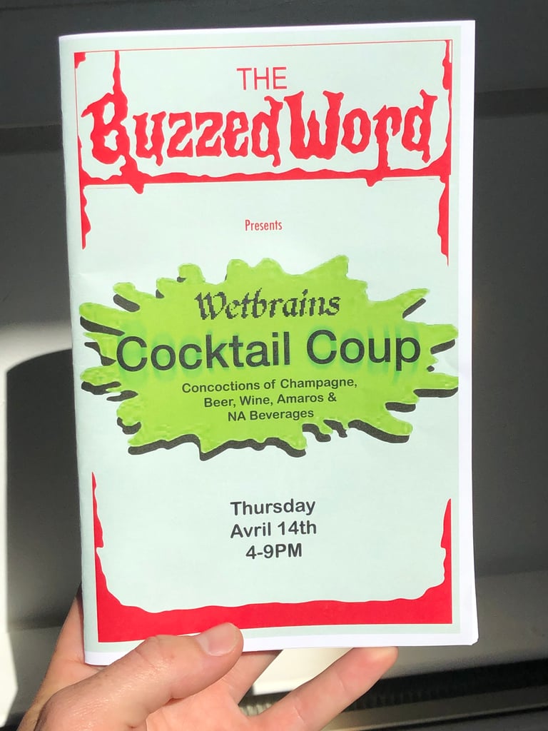 “Cocktail Coup” Zine & Cocktail Book