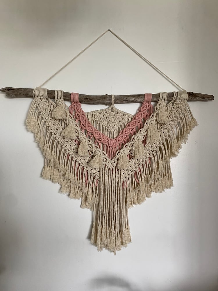 Image of Large macrame wall hanging