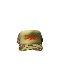 Logo Trucker v.1 (Khaki Camo) 