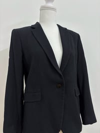 Image 2 of Massimo dutti black blazer // S