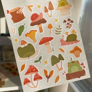 Image of Magical Mush Sticker Sheet