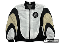 White Vintage Windbreaker Jacket