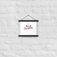 Image 2 of MERRY CHRISTMAS Poster with hangers